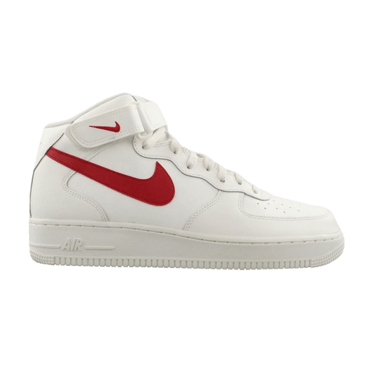 Nike Air Force 1 Mid Sail University Red