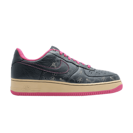 Nike Air Force 1 Low Black Floral Pink