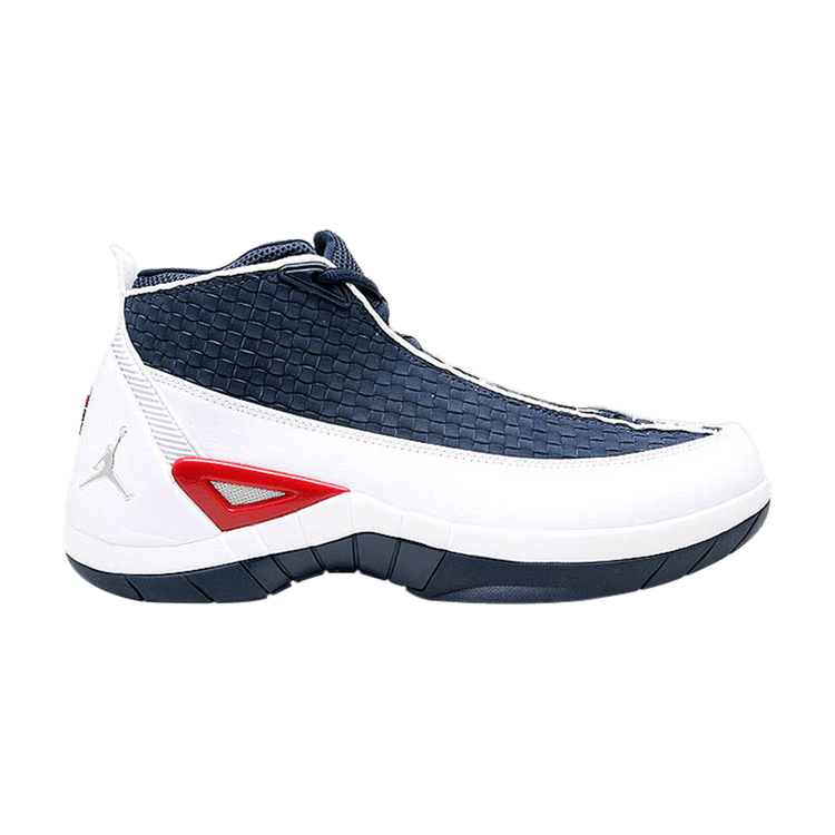 Jordan 15 SE White Navy Red