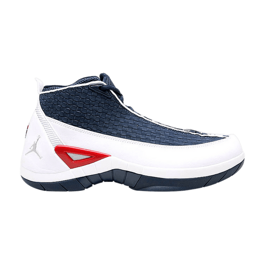 Jordan 15 SE White Navy Red