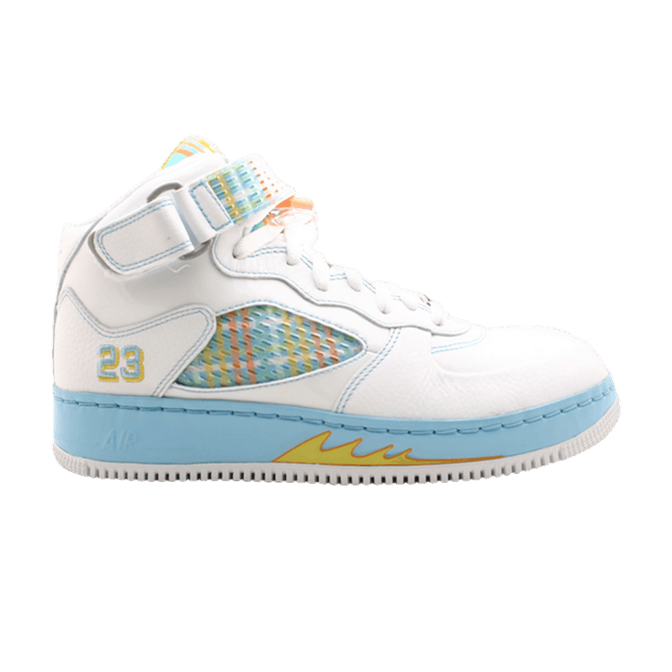 Jordan Force White Orange Peel 5