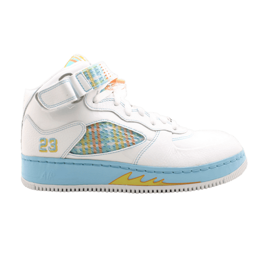 Jordan Force White Orange Peel 5