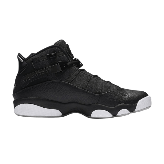 Jordan 6 Rings Black Matte Silver