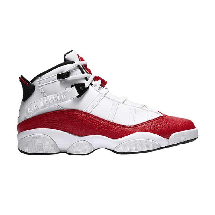 Jordan 6 Rings White University Red