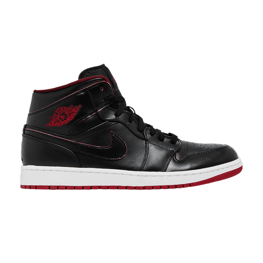 Jordan 1 Retro Mid Black Red White