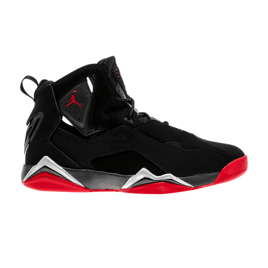 Jordan True Flight Black/Gym Red-Metallic Silver