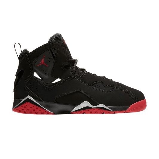 Jordan True Flight Black Gym Red Metallic Silver (PS)