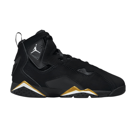 Jordan True Flight Black Metallic Gold White (PS)