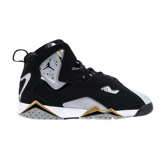 Jordan True Flight Black Wolf Grey Metallic Gold (PS)