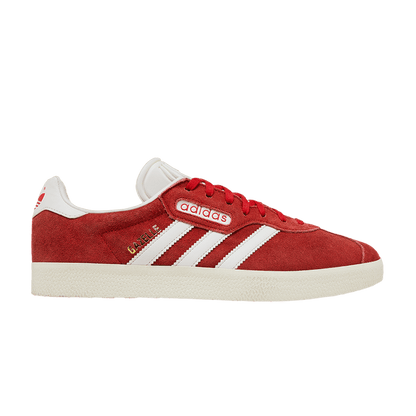 adidas Gazelle Super Red White Gold