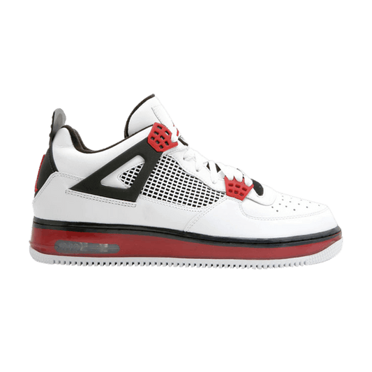Jordan Fusion 4 Varsity White Red