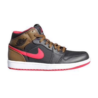 Jordan 1 Phat Black Red Olive