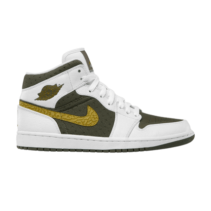 Jordan 1 Phat Mid White Peat Moss Cargo Khaki