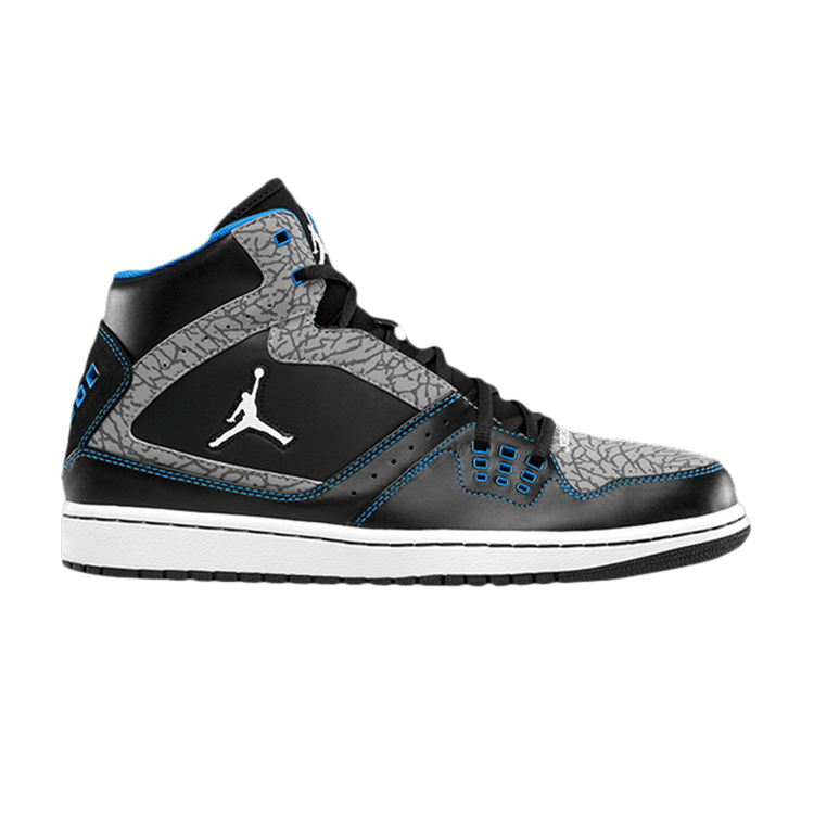 Jordan 1 Flight Black Photo Blue Cement Grey