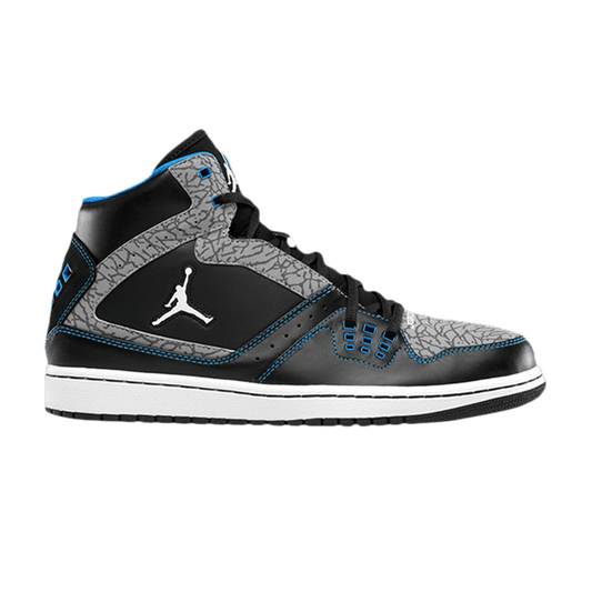 Jordan 1 Flight Black Photo Blue Cement Grey