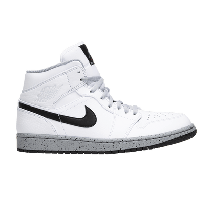 Jordan 1 Mid White Cement