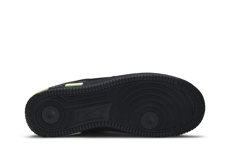 Nike Air Force 1 React Black Violet Star Barely Volt