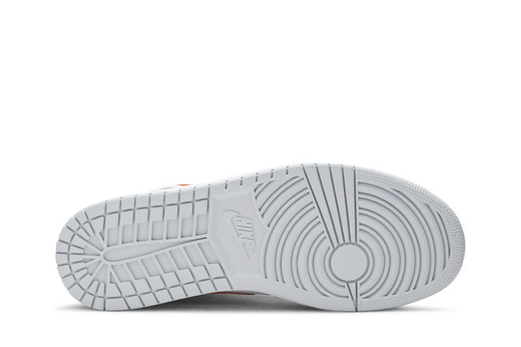 Jordan 1 Mid Starfish Pure Platinum