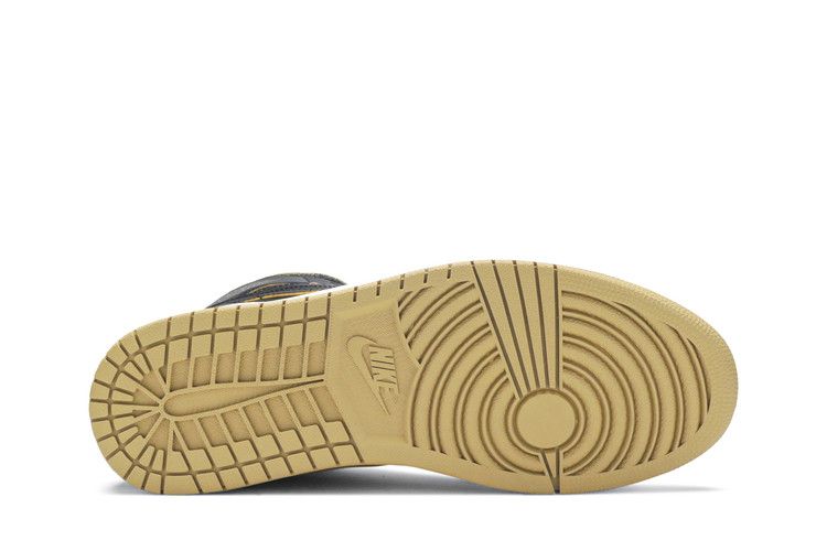 Jordan 1 Retro Mid Black Metallic Gold