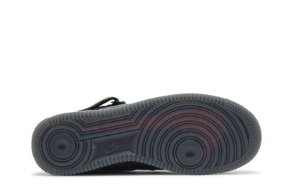 Nike Air Force 1 Mid PRM Black Metallic Silver