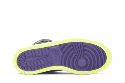 Jordan 1 High Zoom Air CMFT Black Court Purple Lemon Venom (Women's)