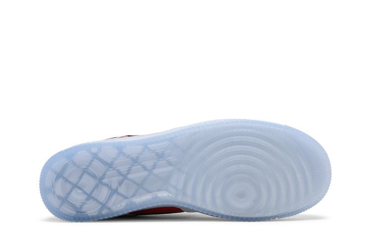 Nike Air Force 1 Low White Red Black (Icy Soles)