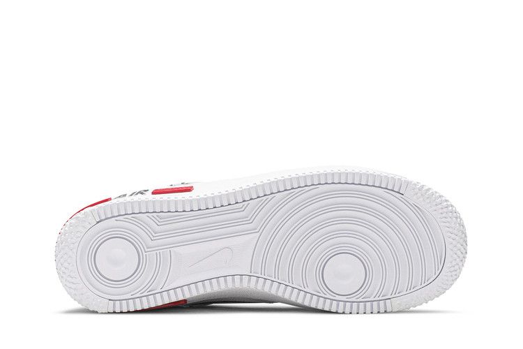 Nike Air Force 1 React White Black Red