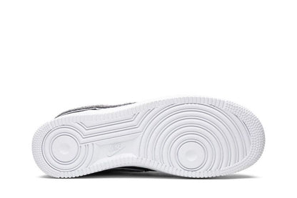 Nike Air Force 1 Low 3D Chenille Swoosh Black Cool Grey