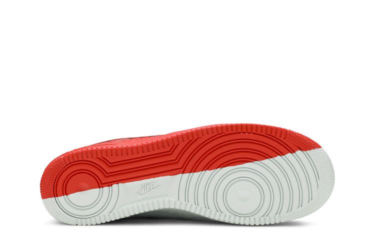 Nike Air Force 1 Low Split Grey Red