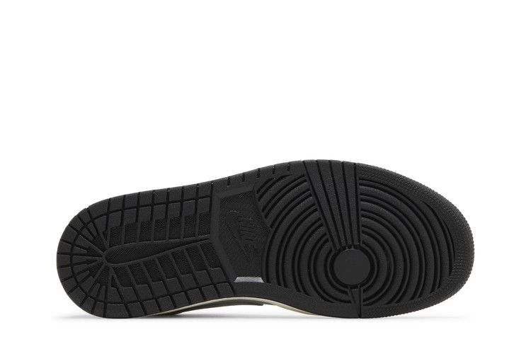 Jordan 1 Mid SE Black Metallic Silver (Women's)