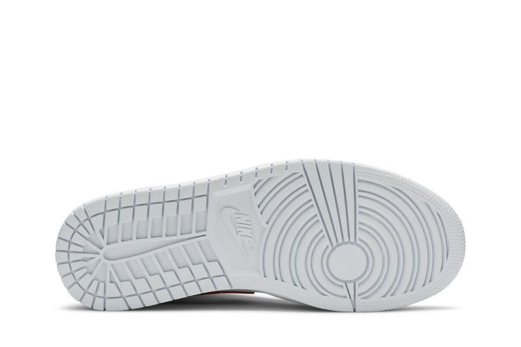 Jordan 1 Mid White University Red (Women's)