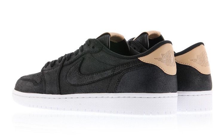 Jordan 1 Retro Low OG Black Vachetta