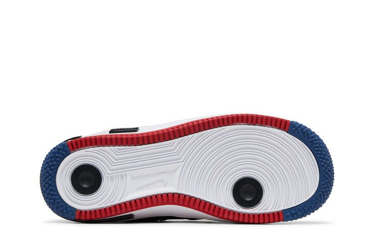 Nike Air Force 1 Low React Black White Gym Red Gym Blue