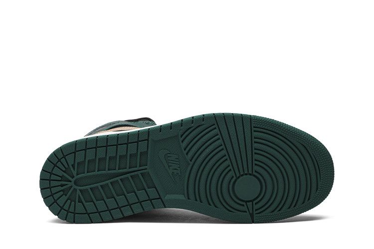 Jordan 1 Retro High Bio Beige Anthracite Mystic Green (Women's)
