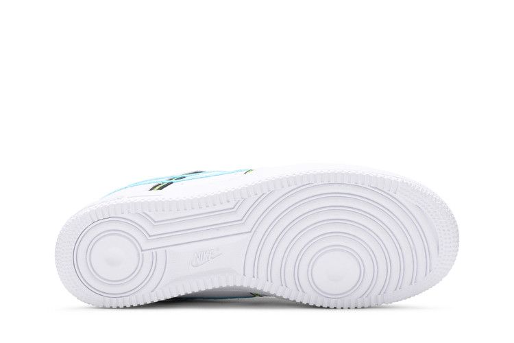 Nike Air Force 1 Low Worldwide White Blue Fury Volt