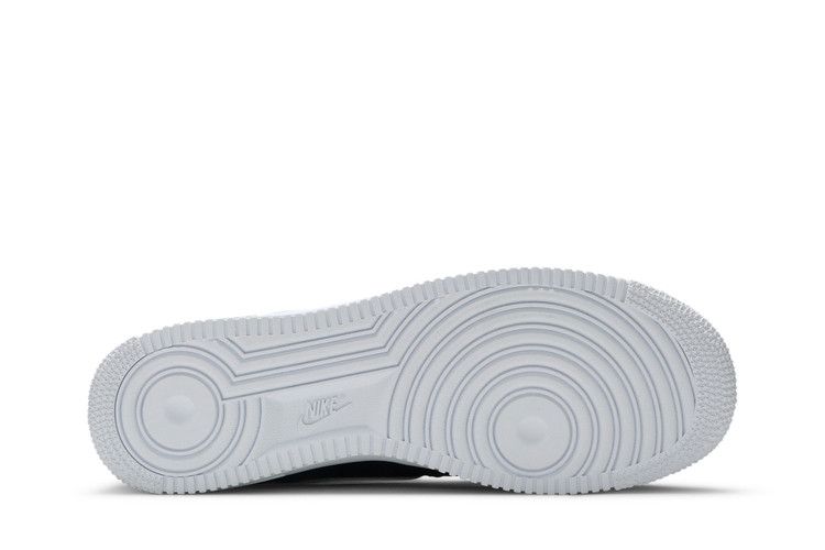 Nike Air Force 1 Low '07 Black White Pebbled Leather