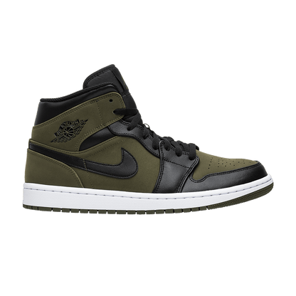 Jordan 1 Mid Olive Canvas