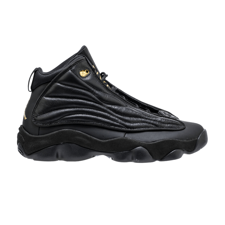 Jordan Pro Strong Black Metallic Gold