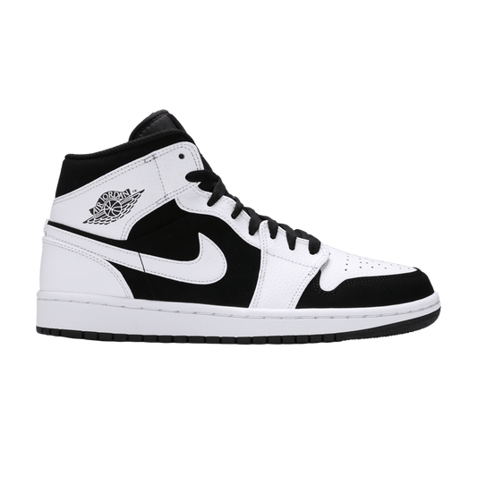 Jordan 1 Mid White Black