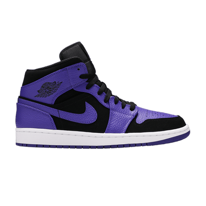 Jordan 1 Mid Black Dark Concord