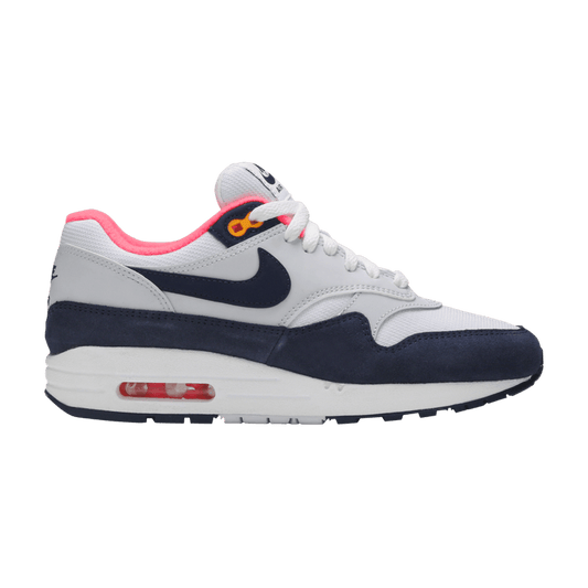 Nike Air Max 1 Pure Platinum Midnight Navy Racer Pink (Women's)
