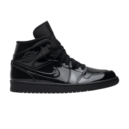 Jordan 1 Mid SE Triple Black Patent (Women's)