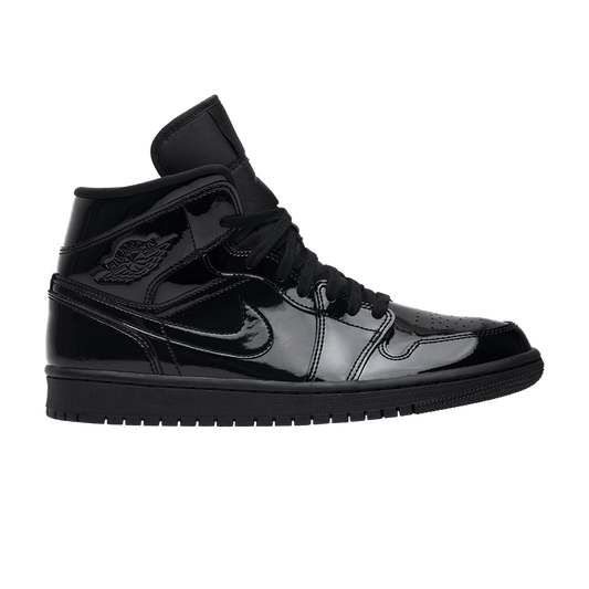Jordan 1 Mid SE Triple Black Patent (Women's)