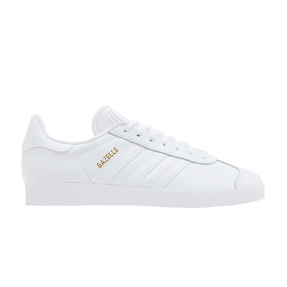 adidas Gazelle White/White-Gold Metallic