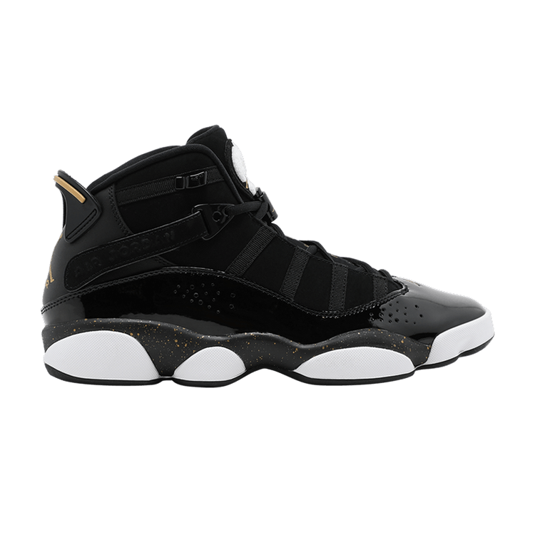 Jordan 6 Rings Black Metallic Gold White
