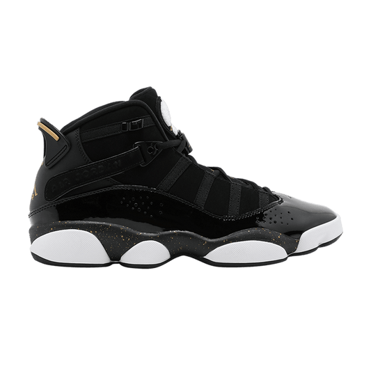 Jordan 6 Rings Black Metallic Gold White