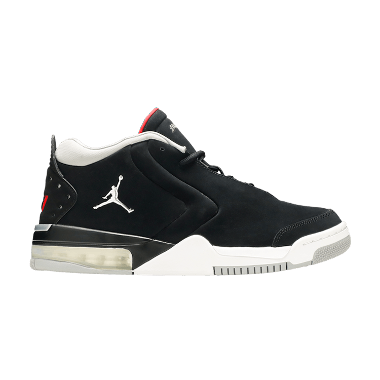 Jordan Big Fund Black Metallic Silver University Red