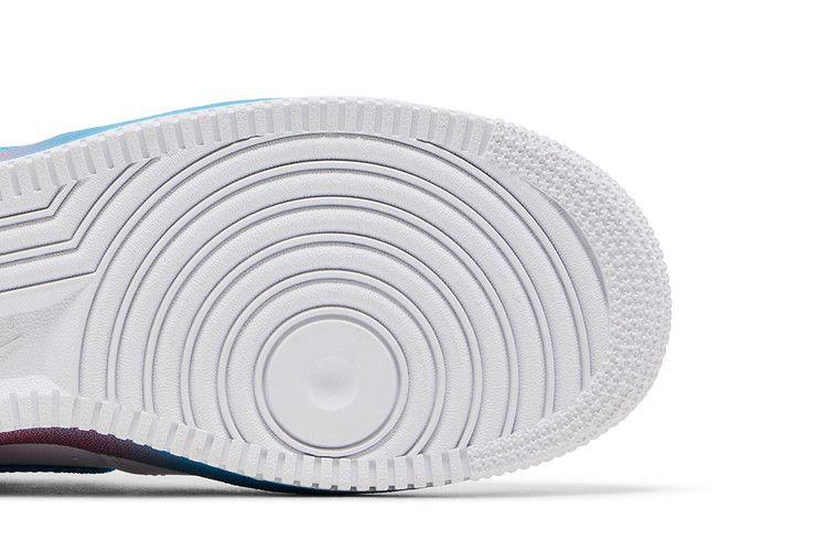 Nike Air Force 1 High Gradient White Blue Fury Ember Glow