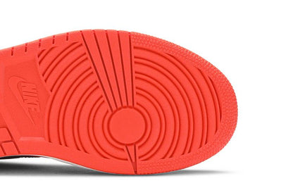 Jordan 1 Mid Hot Punch Black (Women's)