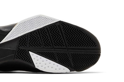 Jordan True Flight Black White Metallic Gold